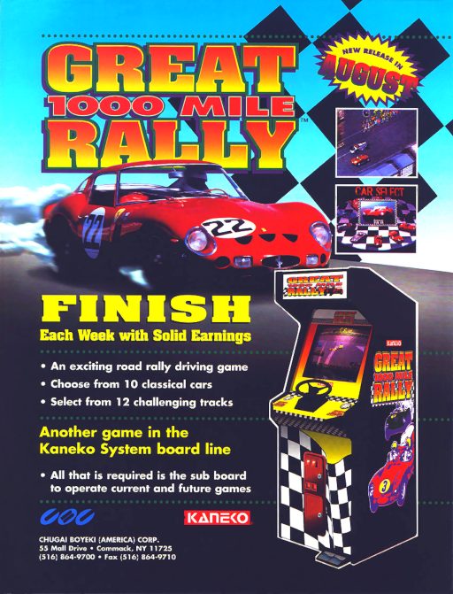 Great 1000 Miles Rally (Evolution Model) MAME2003Plus Game Cover